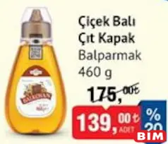 BALPARMAK ÇİÇEK BALI ÇIT KAPAK 460 G